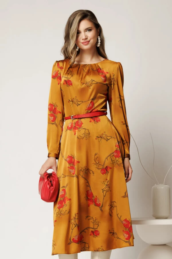 rochie de toamna in clos midi rochie de toamna in clos midi